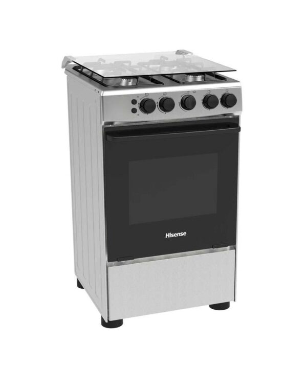 Hisense 50x50cm 4 Gas Free Stand Cooker HFG50111X