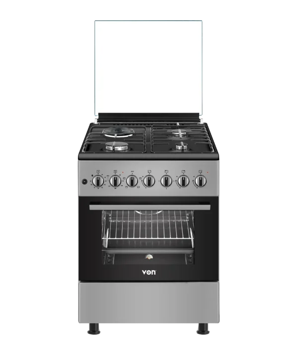 Von Cooker 3 Gas + 1 Electric - VCF663141FFS, Silver