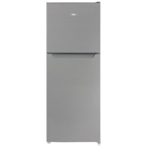 MIKA Fridge, 202L, 2 Door Top Mount Freezer, No Frost (Frost Free), INVERTER Compressor, Line Siver Dark (Copy)